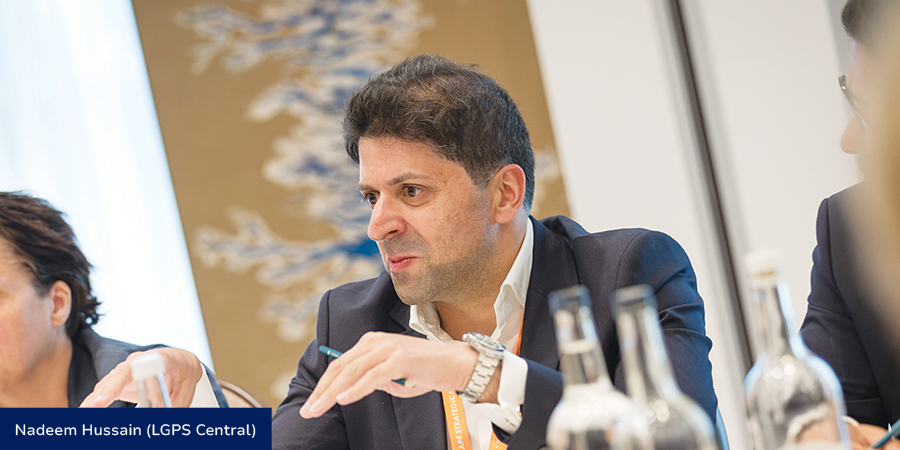 Nadeem Hussain at the LAPF Investments Local Investment Roundtable